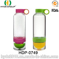 Bouteille d&#39;eau de jus d&#39;infusion de jus de citron bon marché, BPA bouteille d&#39;infusion de fruit de Tritan libre (HDP-0749)